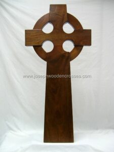 4 Foot Mahogany Celtic Cross