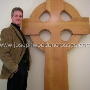 6 Foot Wood Celtic Wall Cross