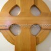 6 Foot Wood Celtic Wall Cross closeup