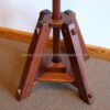 Latin Processional Cross in Mahogany stand with pole