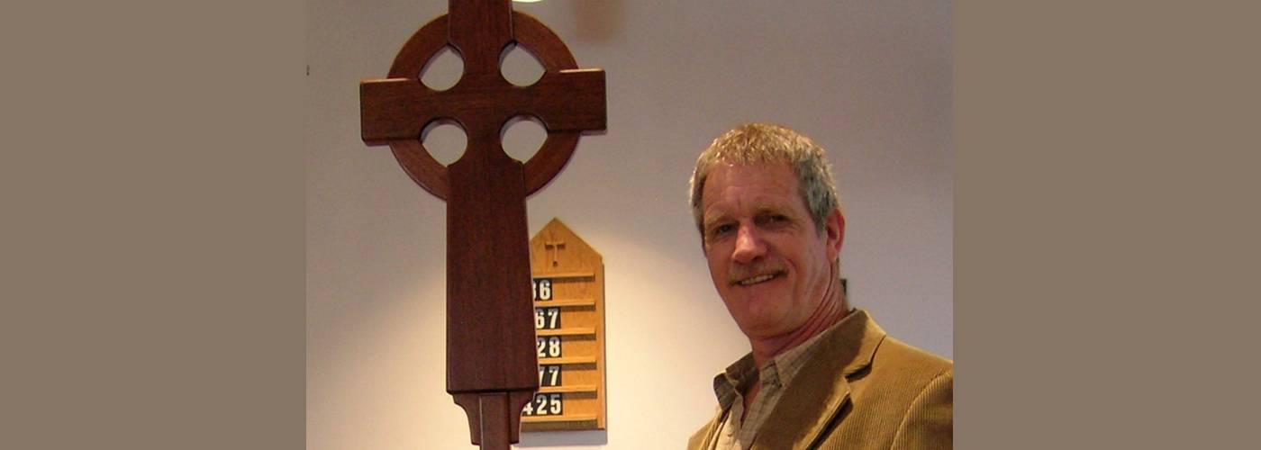 banner processional cross with joe cropped joseph wooden crosses