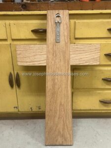 3 Foot Oak Latin Style Christian Cross 5